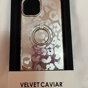 Velvet Caviar Metallic Leopard Phone Case for IPhone 14